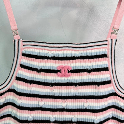 25 Knitted Striped Camisole