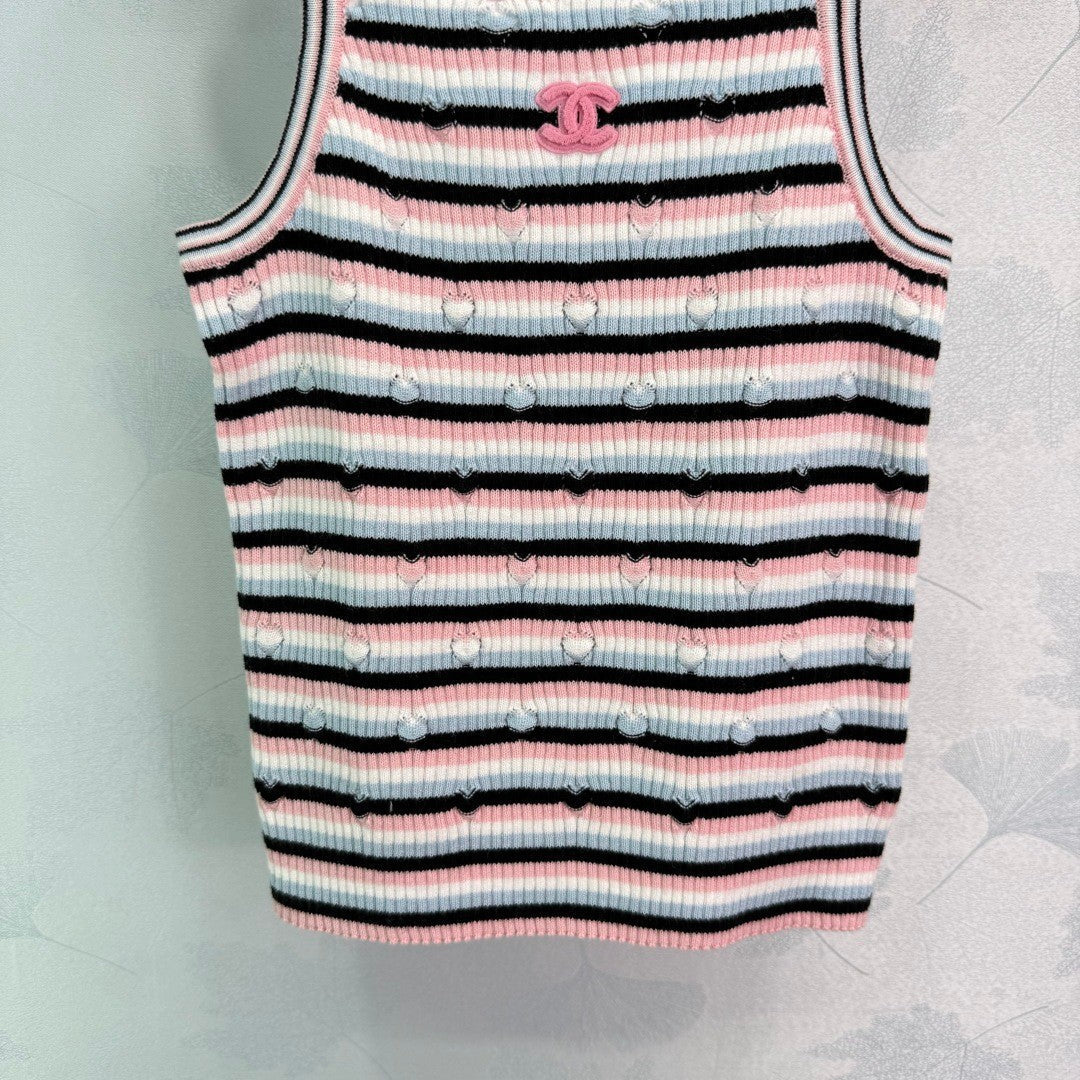 25 Knitted Striped Camisole