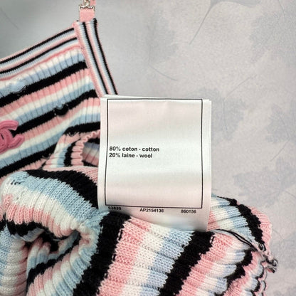 25 Knitted Striped Camisole