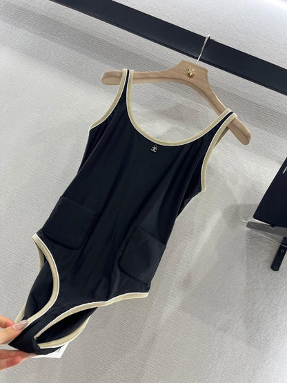 25 new logo sling one-piece swimsuit