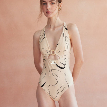 25 New one-piece swimsuit