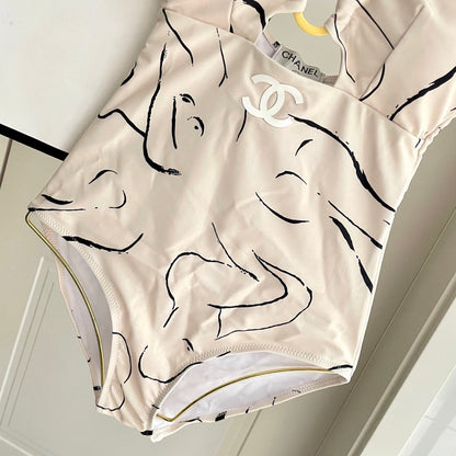 25 New one-piece swimsuit