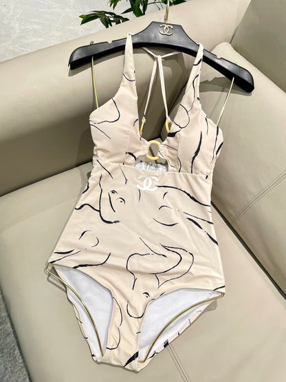 25 New one-piece swimsuit