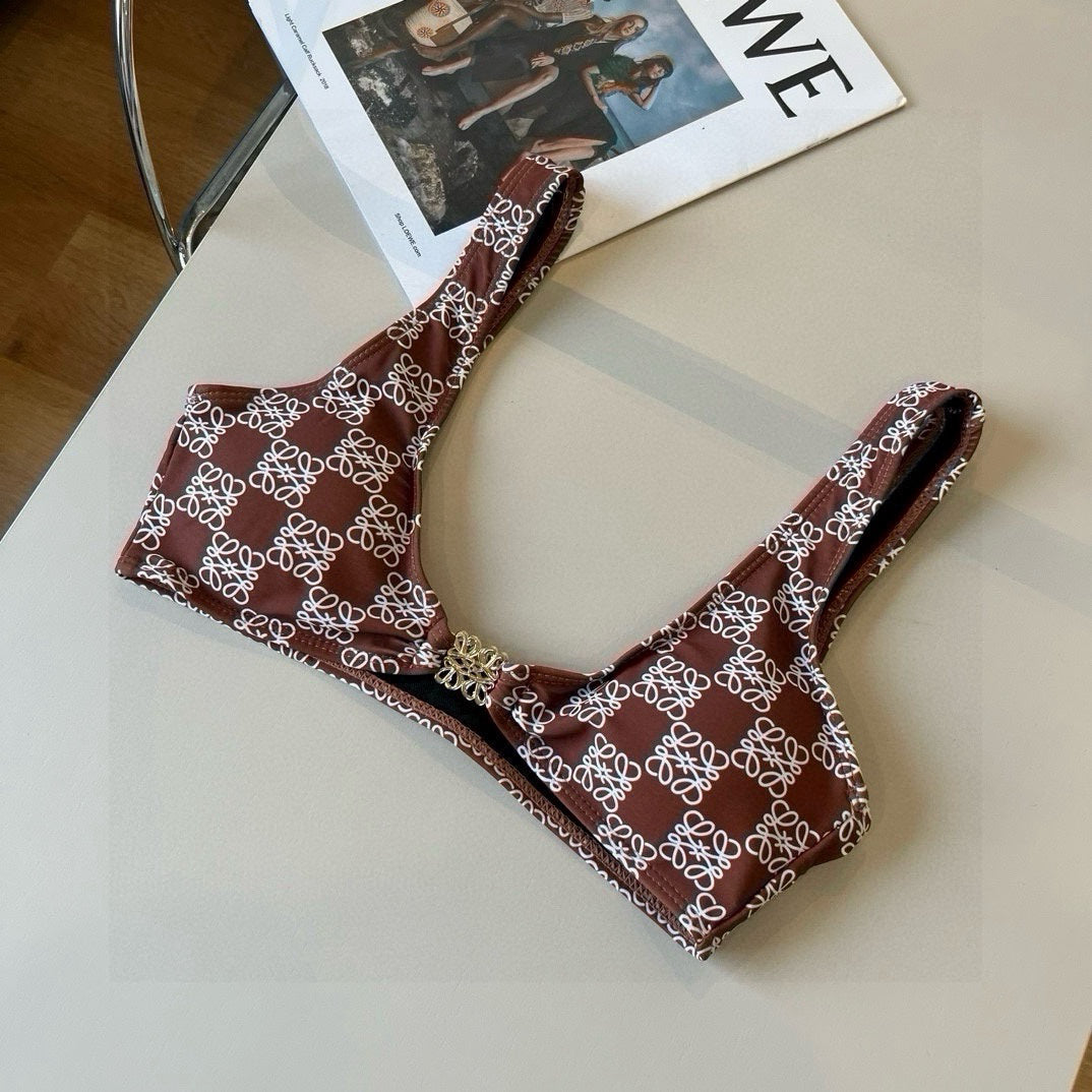 25 New style printed swimsuit