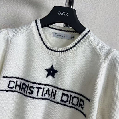 25 Star Letters Knitted Short Sleeves