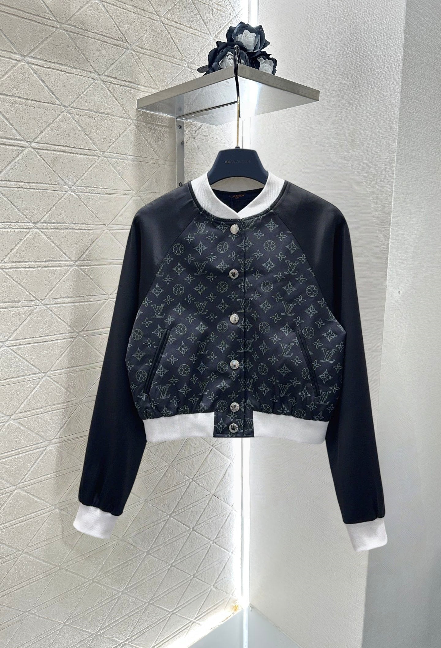 25fw Splicing baseball jacket