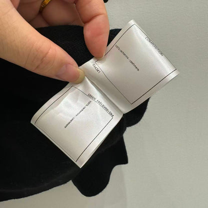 25 Bow decoration cashmere knitted cardigan