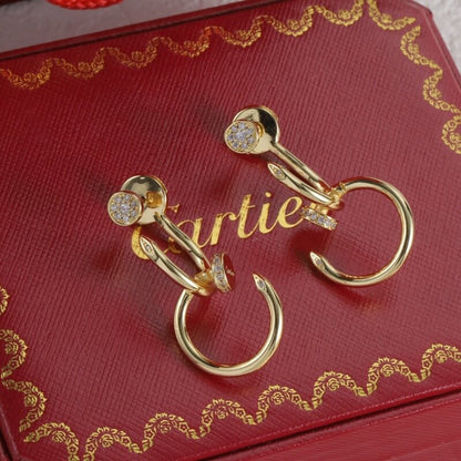 Classic Curved Nail Earrings