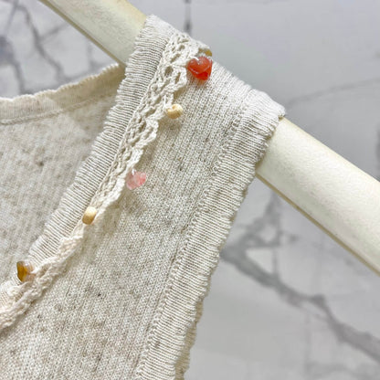 Slim-Fit Colorblock Sleeveless Shell Top