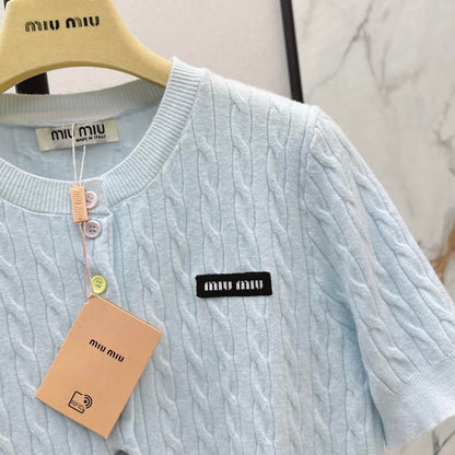 Fresh & Layered Knit Short-Sleeve Top