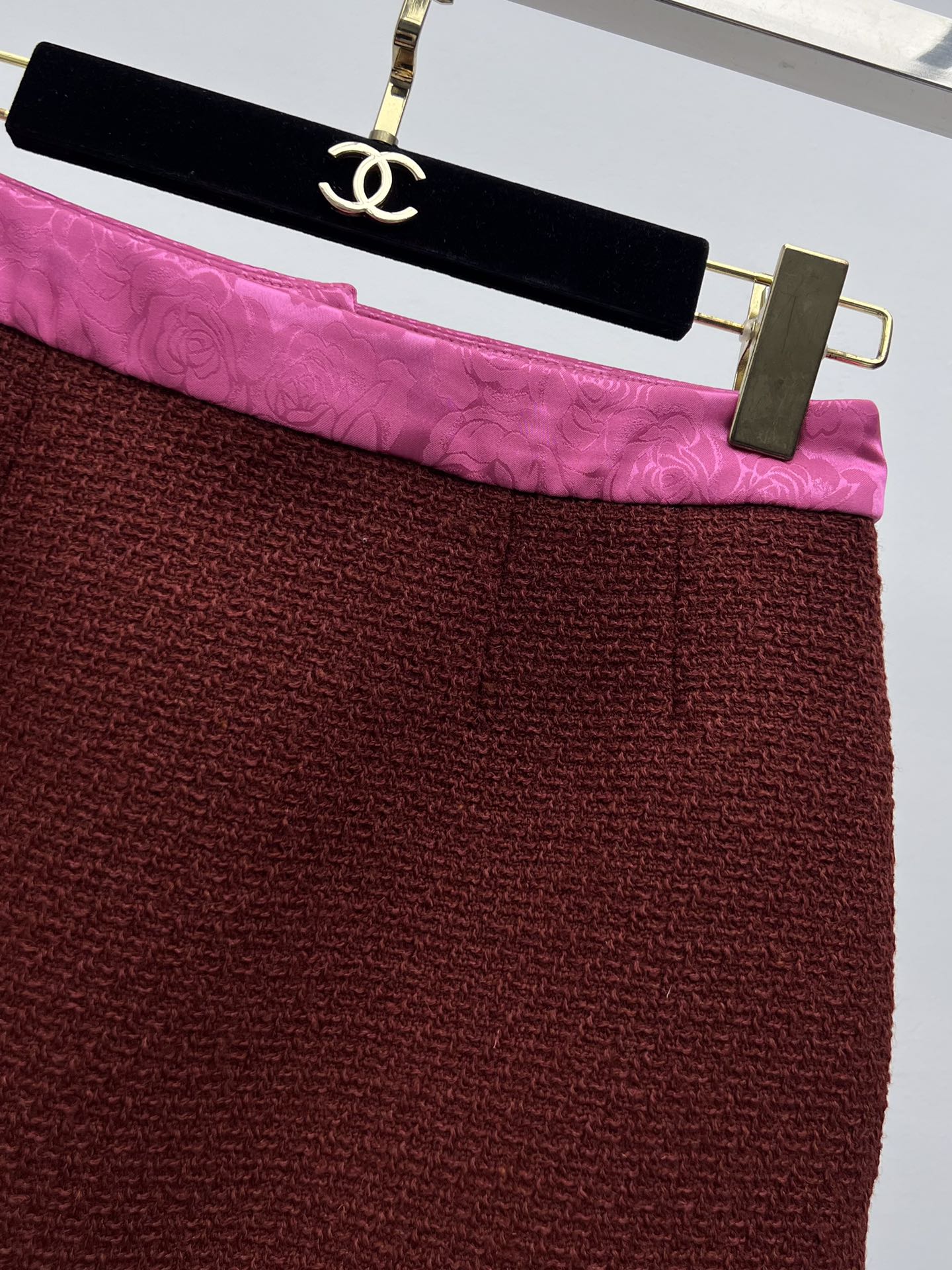 Retro Caramel Tweed Vest + Skirt Set (Advanced Hand-Spun Series)