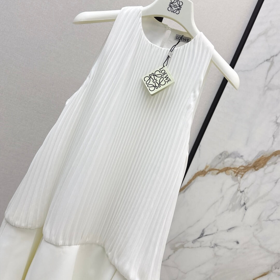 Clean-Flounce Shift Dress