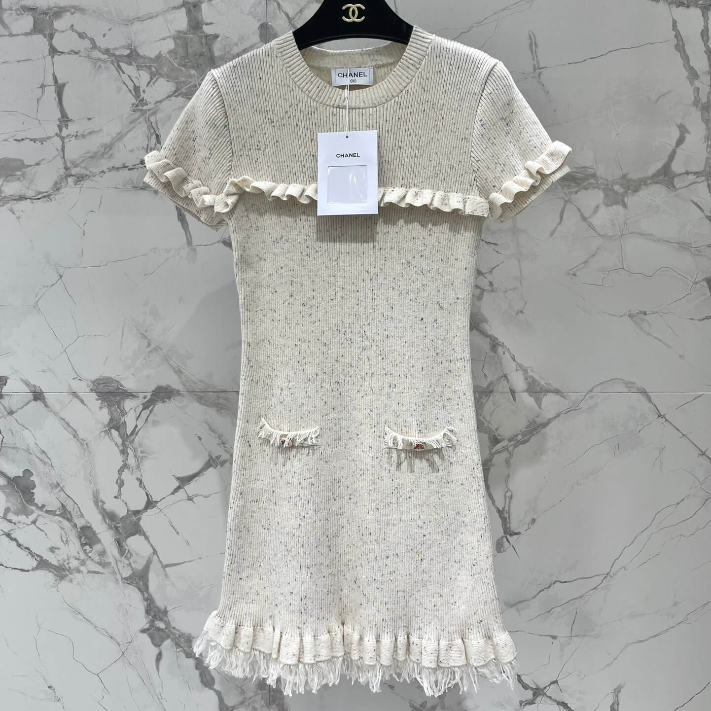 Sweet & Elegant Floral-Button Lace Dress