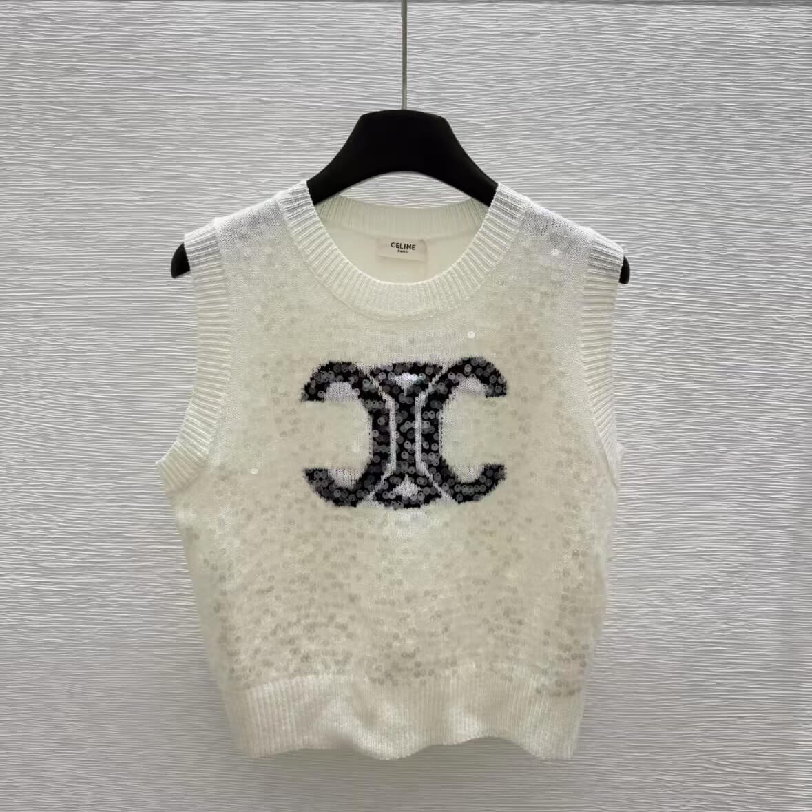 Fashionable Fully Sequined Vest