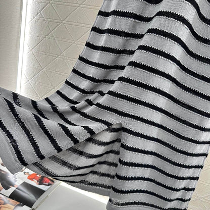 Breton-Fit Knit Sheath Dress