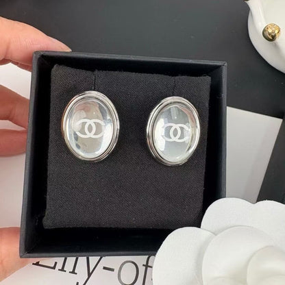 Edgy Mirror-Finish Stud Earrings