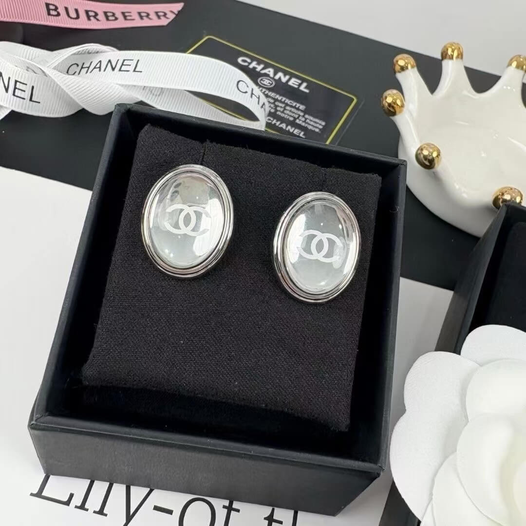 Edgy Mirror-Finish Stud Earrings