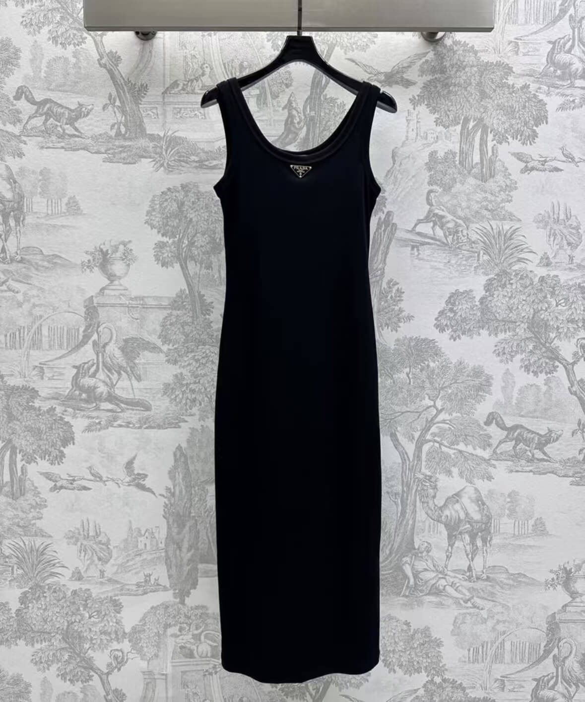 Classic Cropped Solid Color Vest Dress