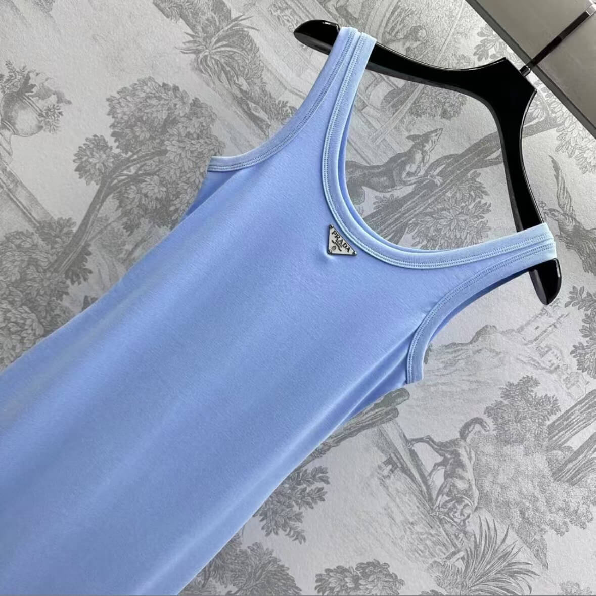 Classic Cropped Solid Color Vest Dress