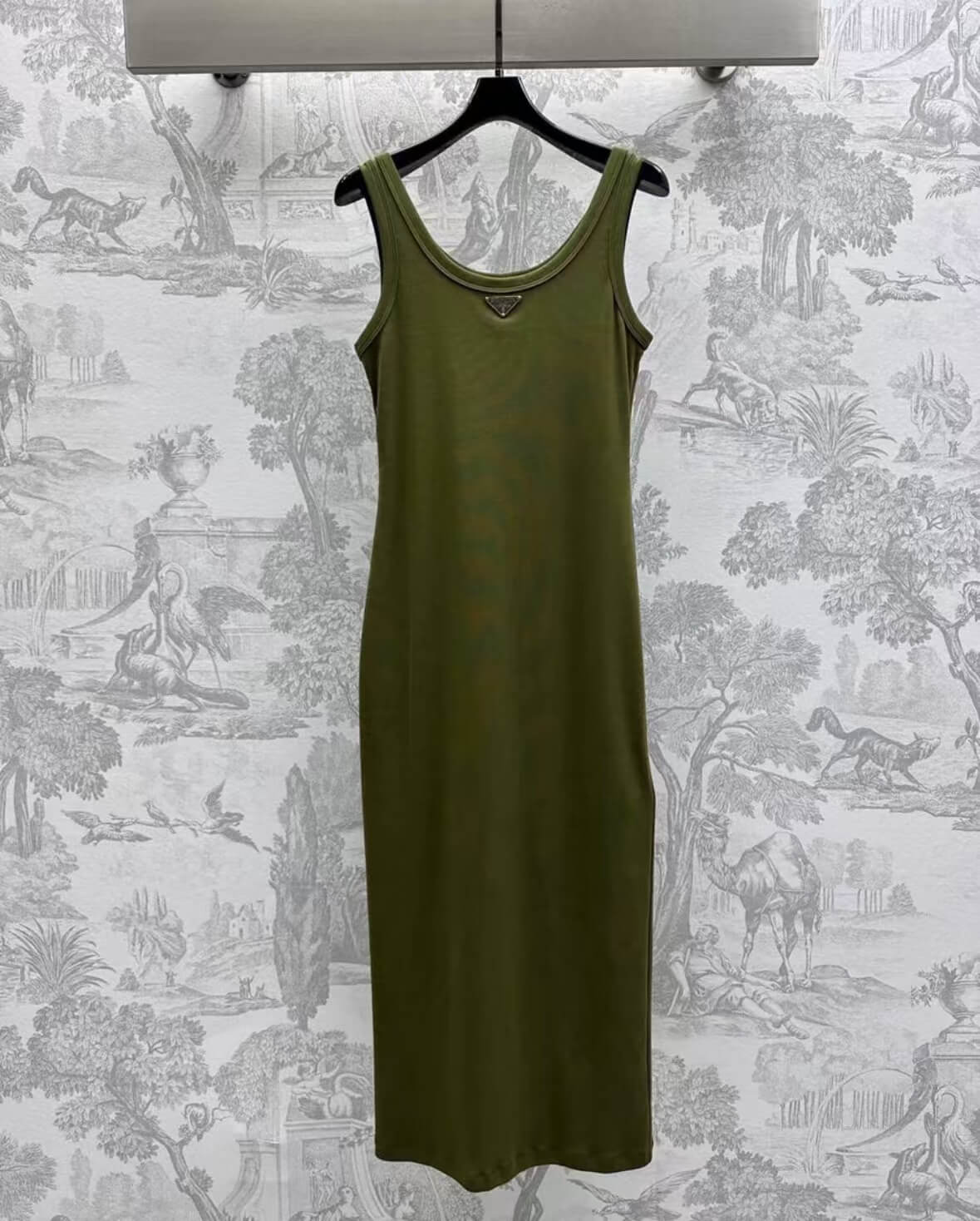 Classic Cropped Solid Color Vest Dress