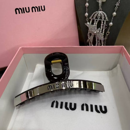 Classic Minimalist Letter Hair Claw Clip