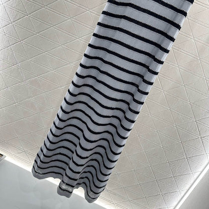 Breton-Fit Knit Sheath Dress