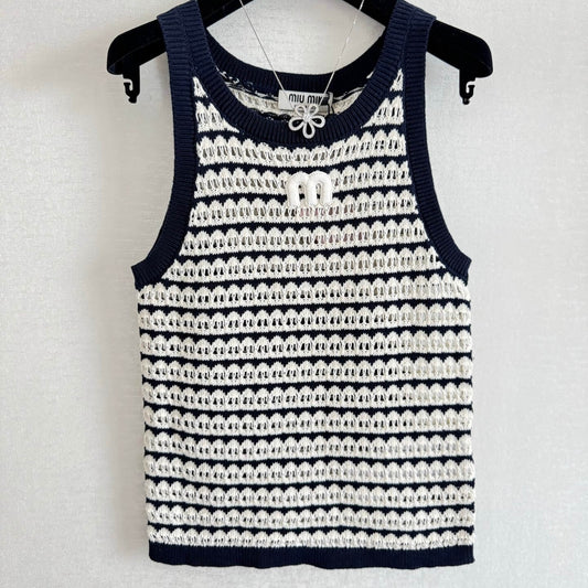 Vacation Style Openwork Vest