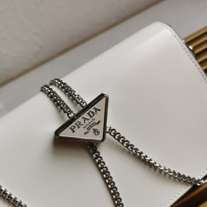 Large Triangle Logo Chain Bag