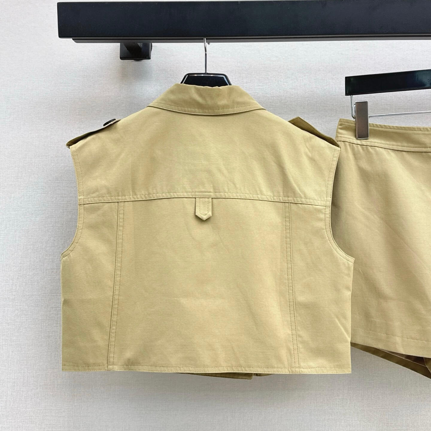 Classic Cropped Vest & Skort Set