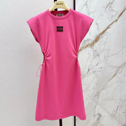 Casual-Chic Belted Cutout Dress