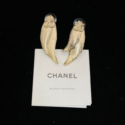 Trendy Plume Drop Earrings