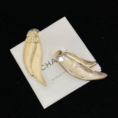 Trendy Plume Drop Earrings