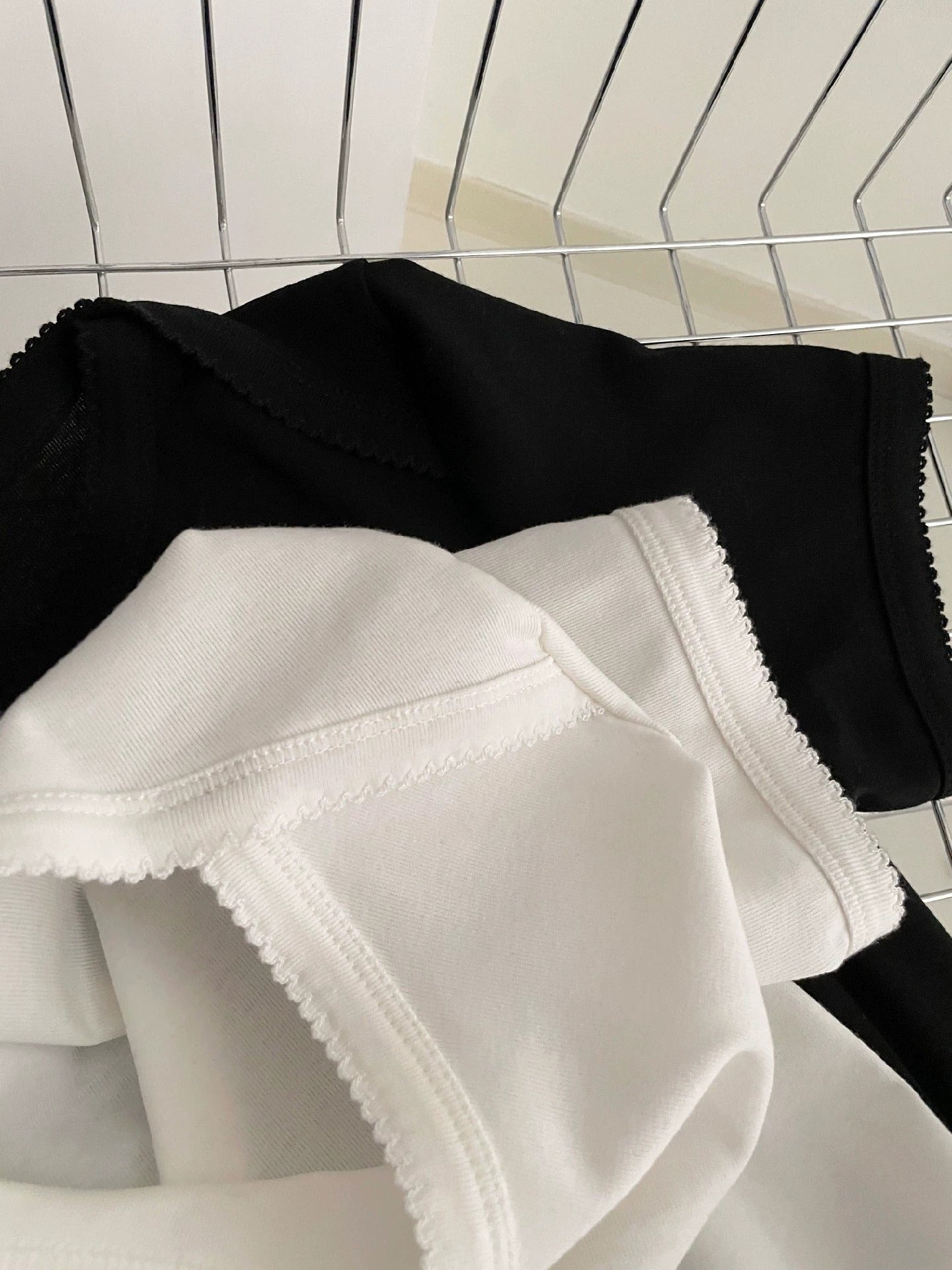 25ss all-match round neck knitted short sleeves