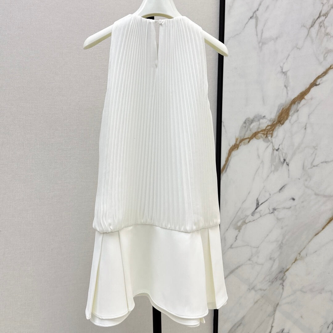 Clean-Flounce Shift Dress