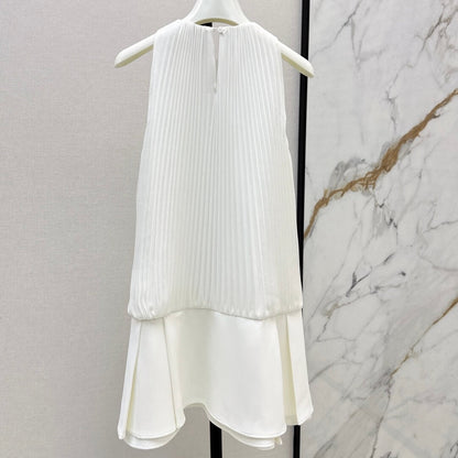 Clean-Flounce Shift Dress