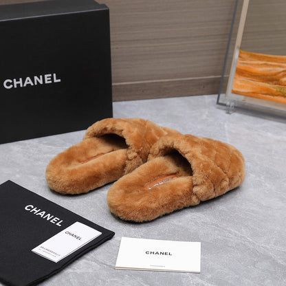25fw Lambswool slippers