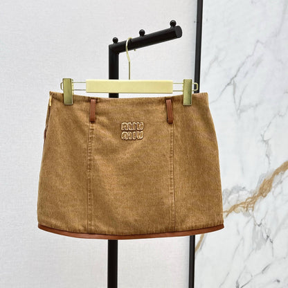 Fashionable Vintage Denim Skirt