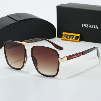 Red Stripe Letter Sunglasses