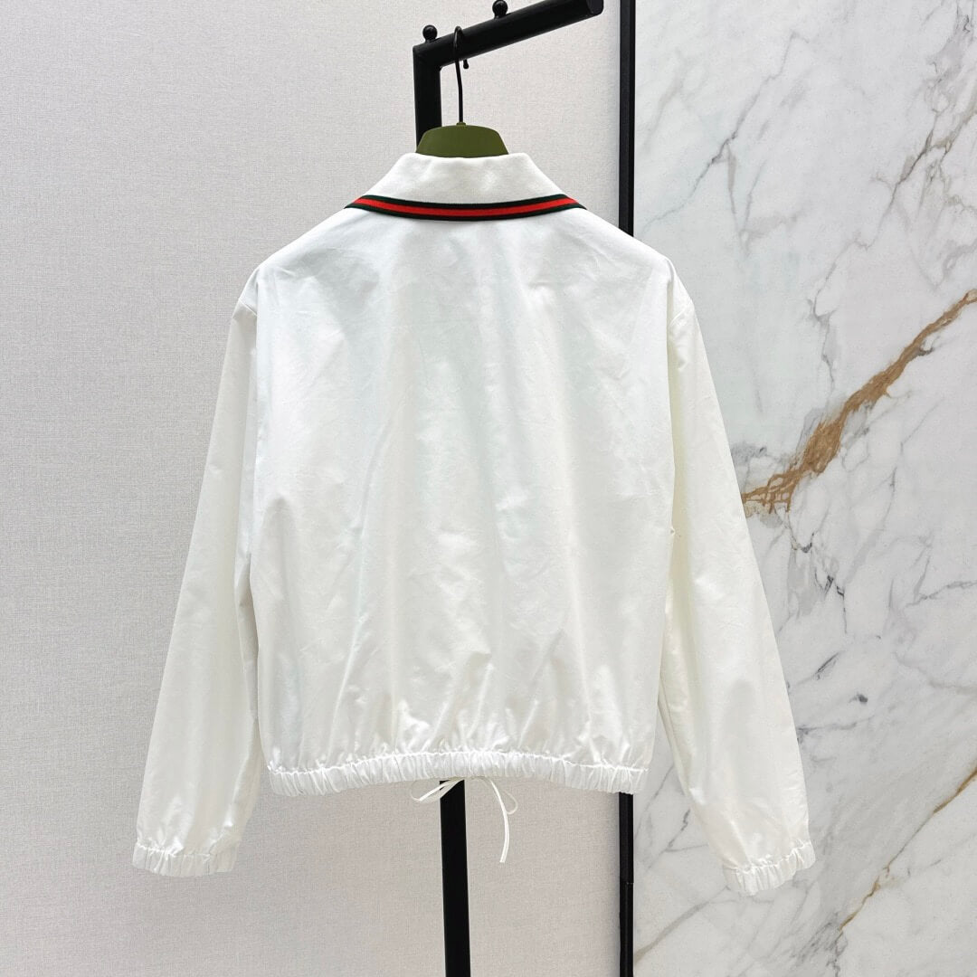 Contrast-Webbing Belted Shirt