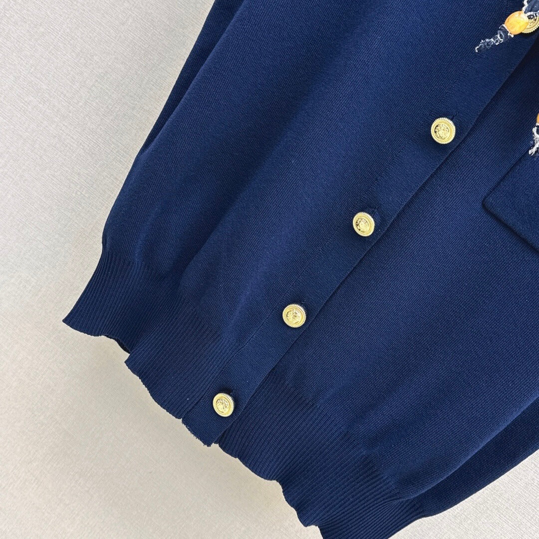 Casual Versatile Sleeveless Vest with Scarf Accent