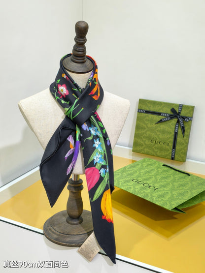 G 25 Floral Scarf