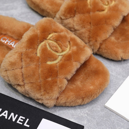 25fw Lambswool slippers