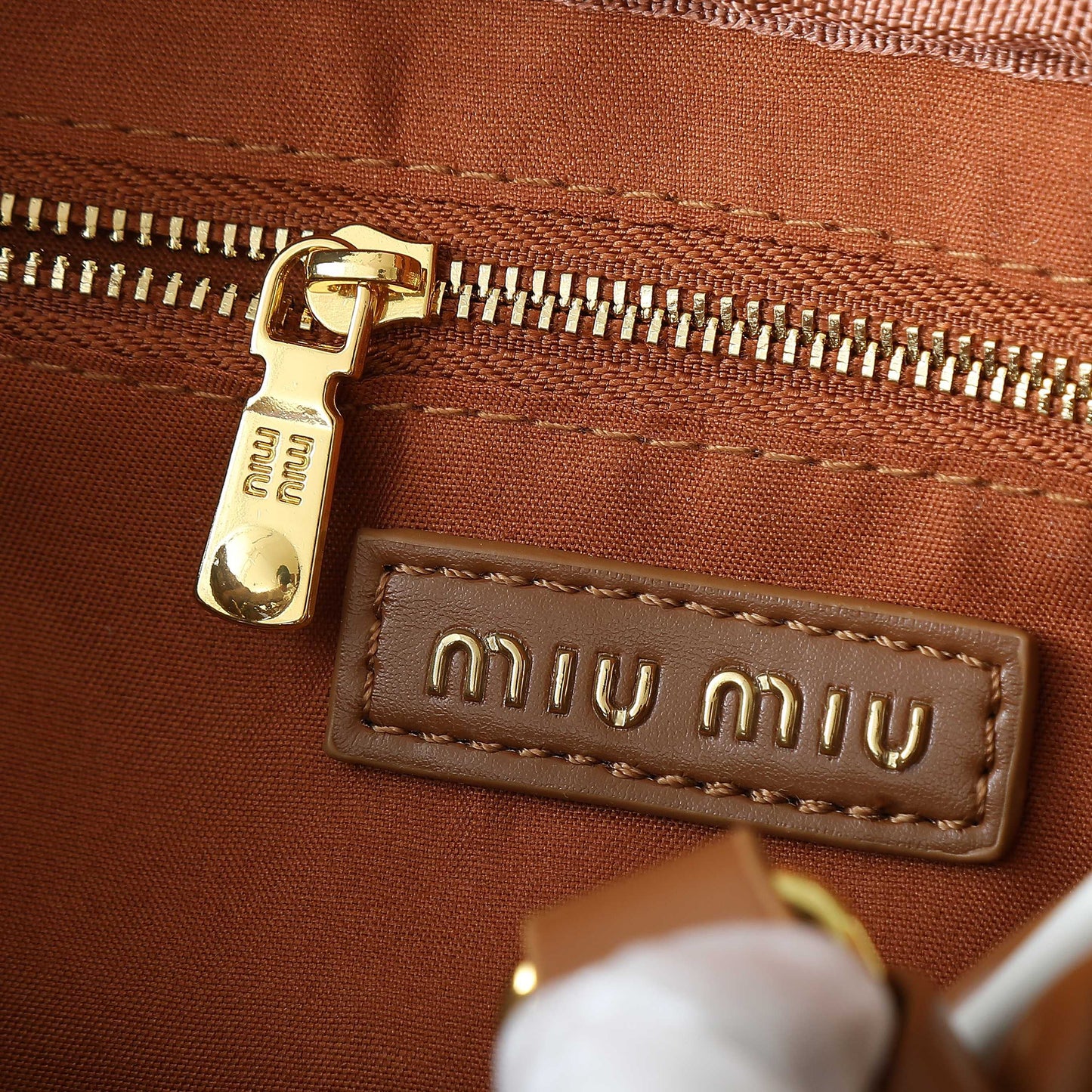 Mi 25 Large Lambskin Textured Vintage Baguette Bag