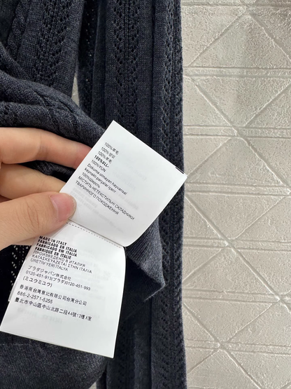 25 Fried Dough Twists lapel knitting sweater