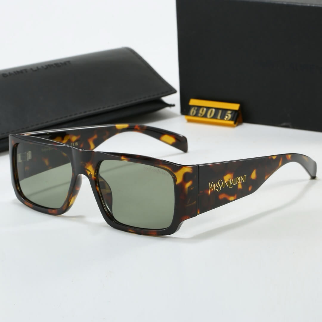 Gold Side Letter Sunglasses