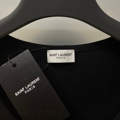 Minimalist Chest Print Crew Neck Vest