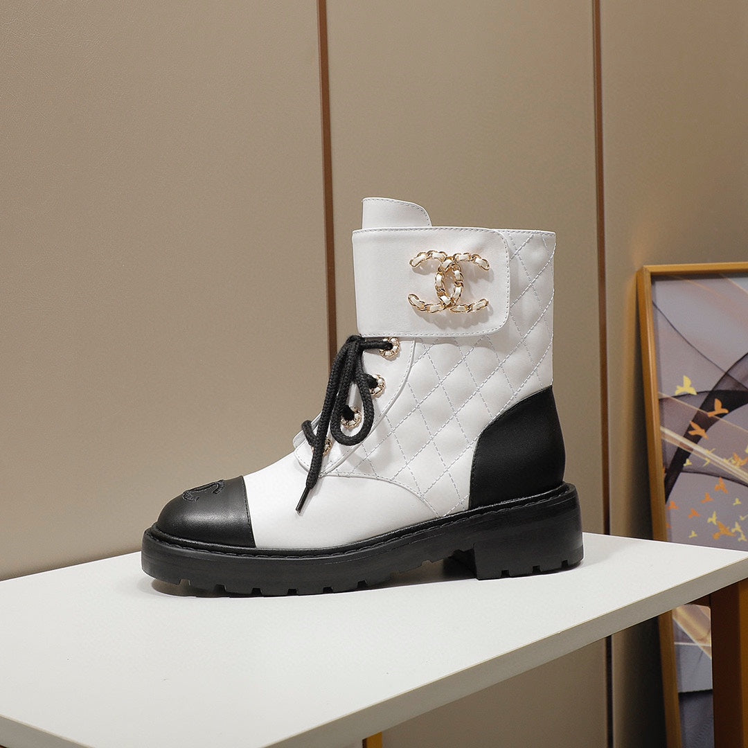 25fw Motorcycle boots Ankle boots