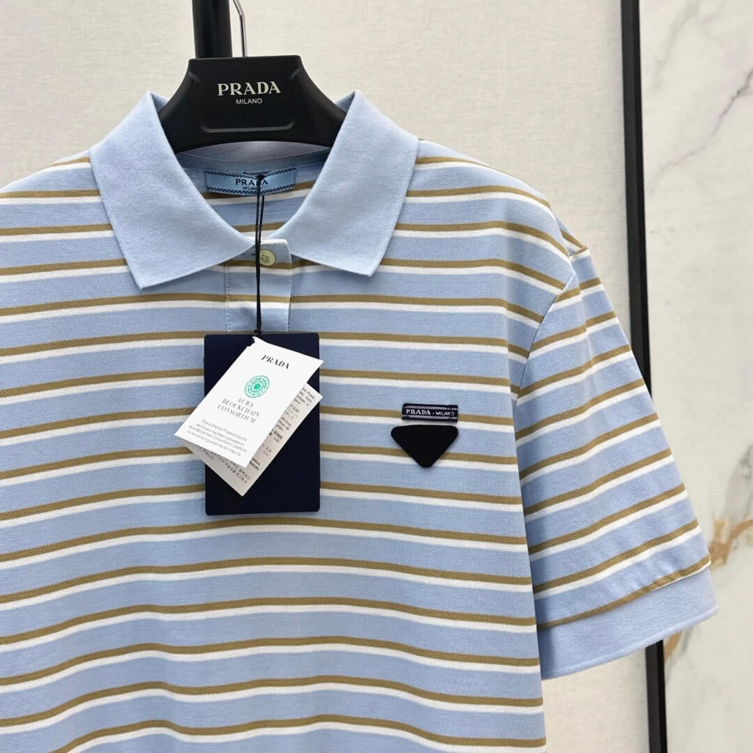 Striped Adjustable Hem T-Shirt