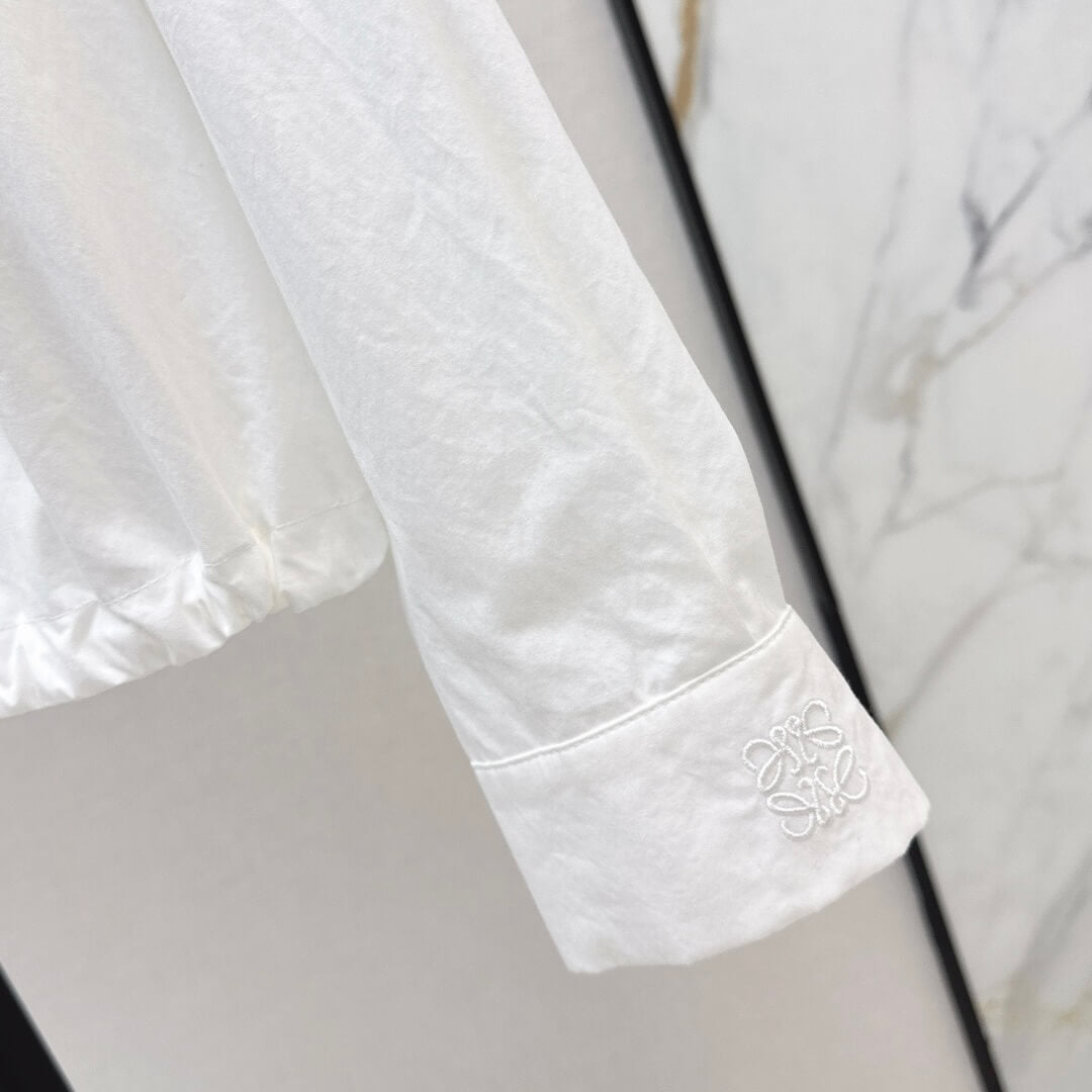 Adjustable-Waist Shirt & Faux Layered Skirt Set