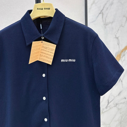 Unstructured Camp Collar Knit